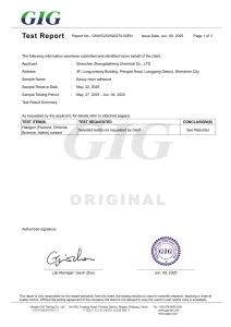 Epoxy Resin Halogen Report