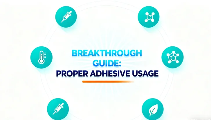 Use adhesives correctly