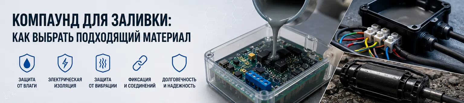Компаунд для заливки электроники, коробок и кабельных муфт